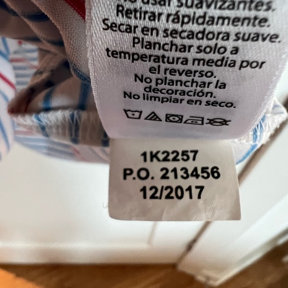 XL Vineyard Vines Performance Golf Shirt Red White Blue - Picture 5 of 5